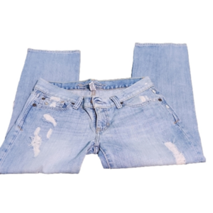 Abercrombie Fitch Boyfriend Distressed Jeans Size 0